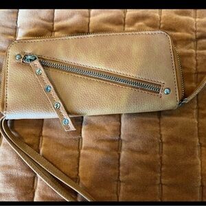 Free people vegan leather wallet